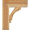 Ekena Millwork Merced Block Rough Sawn Bracket, Western Red Cedar, 6"W x 22"D x 26"H BKT06X22X26MRC05RWR - alternate 2